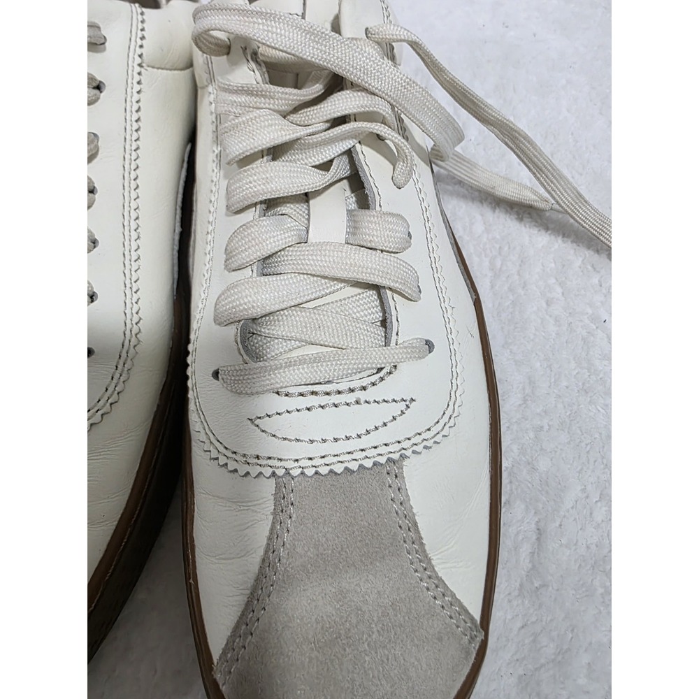 Polo Ralph Lauren Jermain Green Leather Suede Lace Up Sneaker Shoe Mens 8D - Picture 4 of 14